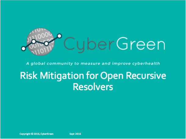 CyberGreen OpenDNS Mitigation